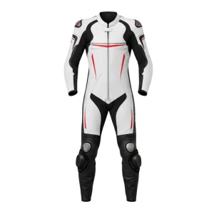 Ducati Elite Leather Motorcycle Suit Pro Race Armor