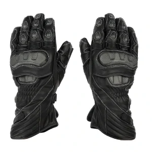 Enforcer Rev.2 Waterproof Black Motorcycle Gloves
