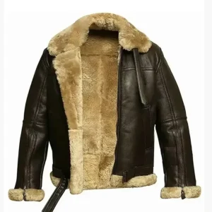 FUR Aviator Flying Pilot Bomber Jacket