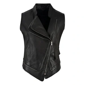 Fiona Biker Leather Vest