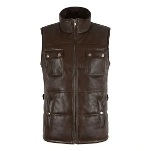 Isabella Quilted Leather Vest