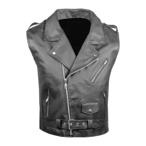 Jim Classic Leather Vest