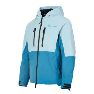 Joe Blue Smoke & Coral Blue Waterproof Motorcycle Jacket