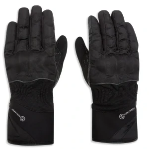 Junction Ladies Black Waterproof Textile Motorcycle Gloves