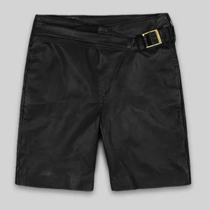 Leather Cargo Shorts Style