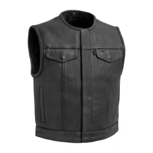 Lowside Men's Motorcycle Leather Vest