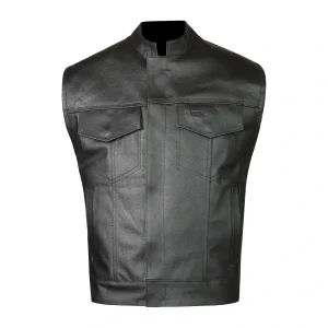 Maxwell Biker Leather Vest