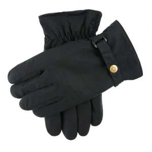 Men's Fleece-Lined Waxed Cotton Gloves