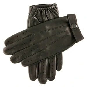 Men's Heritage Water-Resistant Three-Point Leather Driving Gloves