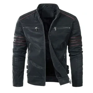 Men’s Pegasus Biker Leather Jacket