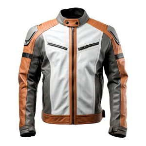 Men’s Sheepskin Cafe Racer Motorcycle Leather Jacket