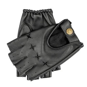 Men’s The Suited Racer Fingerless Water-Resistant Leather Driving Gloves