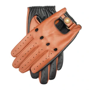 Men's Water-Resistant Two-Colour Leather Driving Gloves