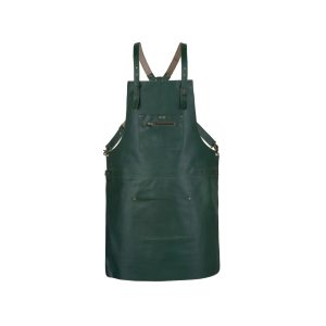 Premium Green Leather Work Apron