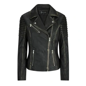 Top fitted biker jacket