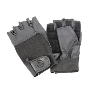 York Fitness Leather Weight Lifting Gloves