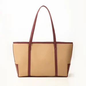 Dark Beige Tote Bag